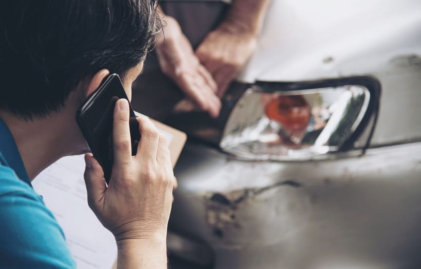 ¿Qué debo hacer si me chocan? ¿Puedo moverme del lugar del accidente?